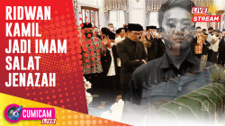 LIVE! Ridwan Kamil Menjadi Imam ketika Solat untuk Jenazah Mendiang Anaknya, Emmeril Khan Mumtadz