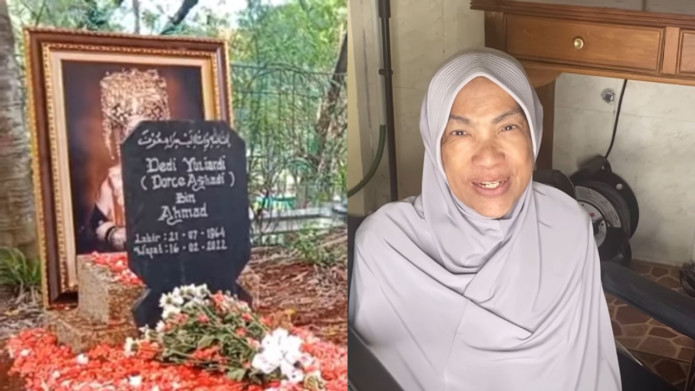Penjelasan Kakak soal Kabar Makam Dorce Gamalama Tak Terurus