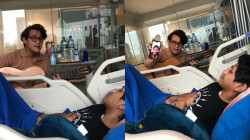 Ardhito Pramono Jenguk & Ajak David Ozora Menyanyi Bersama