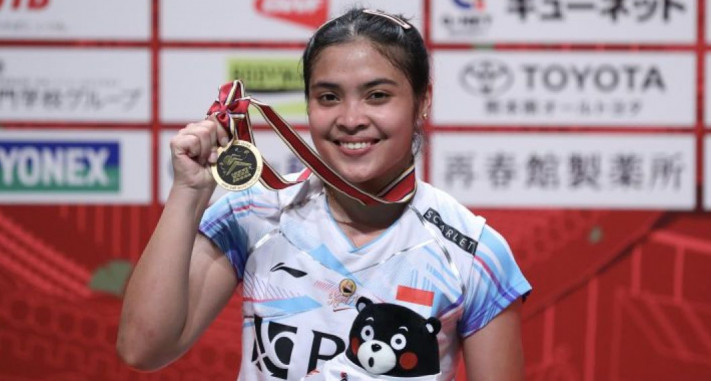 Gregoria Mariska Cetak Sejarah Baru Usai Menang Japan Master 2023