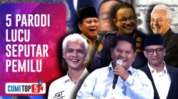 5 Parodi Lucu Jelang Pilpres 2024 : Joget Gemoy Prabowo, Anies Jualan Kacamata? | CUMI TOP V