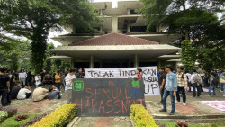 Ratusan Mahasiswa Demo Rektor  Universitas Pancasila Terkait Kasus Pelecehan Seksual