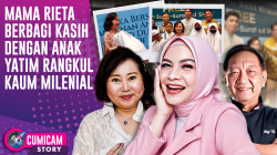 Ramadhan Mama Rieta Amilia Berbagi Kasih Dengan Anak Yatim Dan Generasi Milenial | CUMISTORY