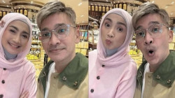 Belum Lama Mualaf, Ruben Onsu Terlihat jadi Imam Solat Desy Ratnasari