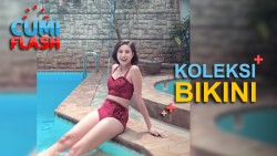 Wow! Awkarin Pamer Koleksi Bikini di Kolam Renang